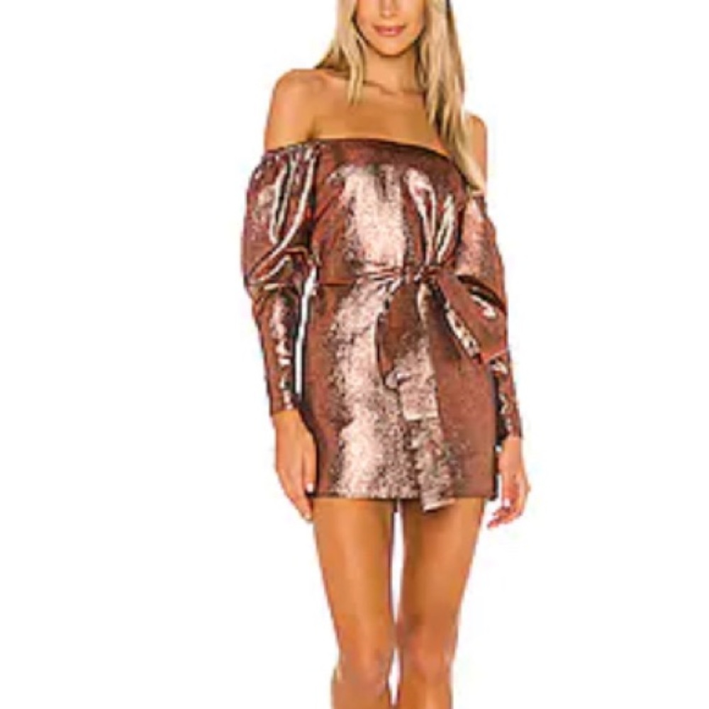 REVOLVE Hadley mini dress in Bronz